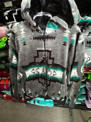 Adult Grey Teal Jacket